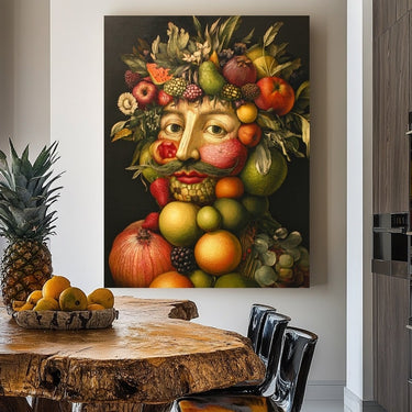 Tableau Tête de Fruit